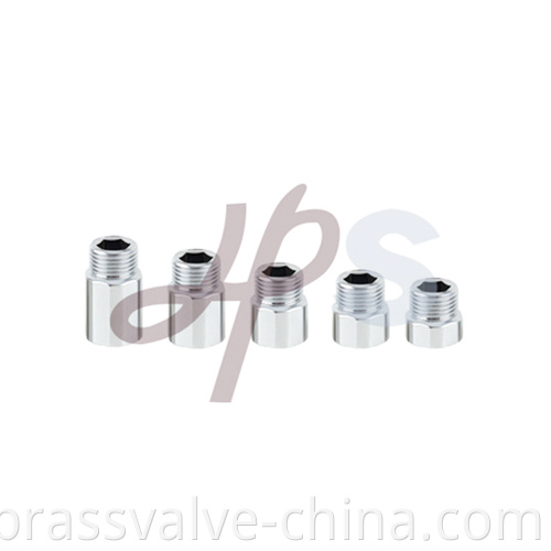 Brass coupling and chrome plating H863